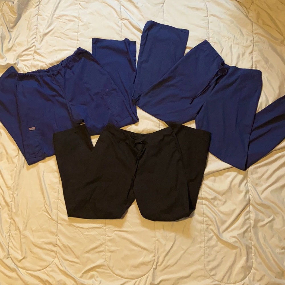 🩺3 Like New Cherokee Scrub Pants Size Medium🩺
